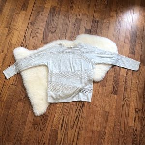 Maje light heather grey spring / summer sweater